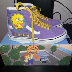 Lisa Simpson High Top Vans Shoes!